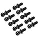 thumbnail image 1 of 10 Uds. Extremo amortiguador de varilla de enlace de tornillo de cabeza de bola de Metal para coche Tamiya TT01 TT02 RC negro, 1 of 10