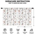 thumbnail image 2 of Blackout Kids Curtains,White Fairy Castle Pattern Childrens Insulated Curtains Set Of 2,Bedroom Essentials,Toddler Room Decor 52"x63", 2 of 5