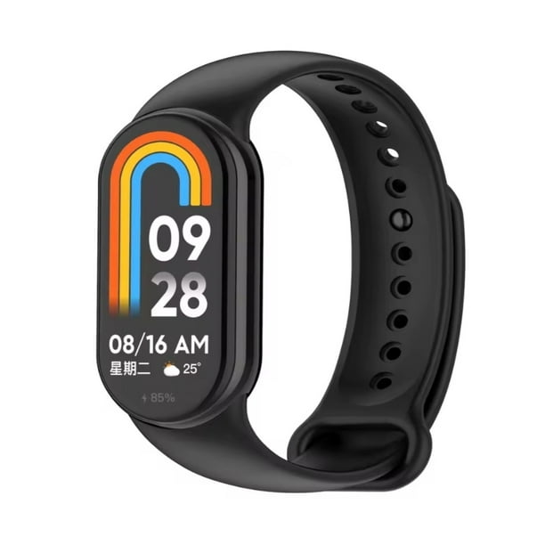 Correa de Silicona para Xiaomi Mi Band 8, Premium, Deportiva, Resistente al Agua