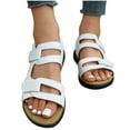 JeashCHAT Women Comfortable Sandals Orthotic Walking Sandals Orthopedic Arch Support Sandals
