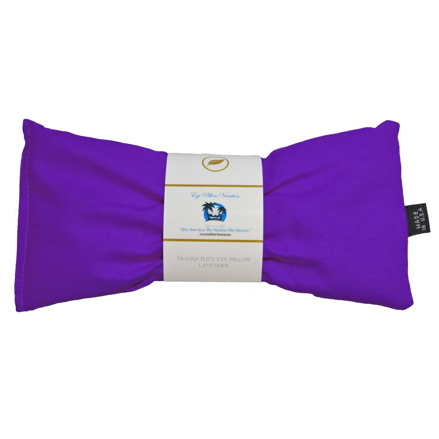 Eye Pillow Vacation Organic Flax Seed Filled Lavender Eye Pillow Royal Purple 