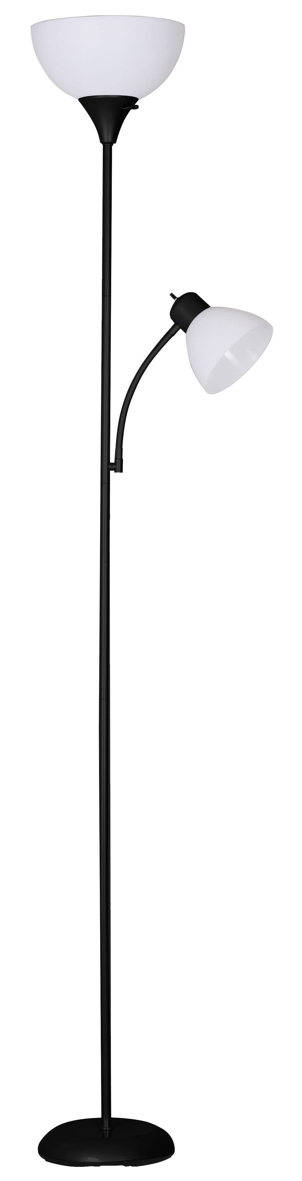 mainstays floor lamp with reading light instructions