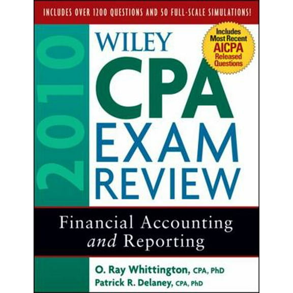 Pre-Owned Wiley CPA Exam Review 2010, Financial Accounting and Reporting (Paperback) 0470453516 9780470453513