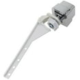 thumbnail image 3 of Wodtesl Chrome Side-Mount Toilet Flush Lever Handle Replacement, Adjustable Push Button Tank Handle, 5.71\ Length, 1.38\ x 1.38\ Handle Size, Universal Fit for Most Toilets, 3 of 12
