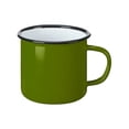 thumbnail image 2 of HWHCGZ 12 Pack Enamel Camping Mugs 12 Oz/360ml Coffee Mugs with Handle Portable Camp Drinking Cups Bulk for Home Office Party Supplies,White,Black, 2 of 9