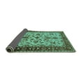 thumbnail image 2 of Ahgly Company Indoor Rectangle Oriental Turquoise Blue Industrial Area Rugs, 4' x 6', 2 of 4