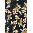 thumbnail image 5 of Women's Plus Size Classic Floral Print Flared Lightweight Midi A-line Skirt, 5 of 5