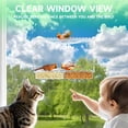 thumbnail image 3 of pitrice Acrylic Clear Window Bird Feeder Strong Suction Cups Easy To Remove Tray Bird Feeder For Window, 3 of 6