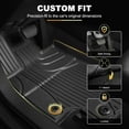 thumbnail image 3 of Floor Liners Fit for Toyota RAV4 2019-2025 (Not Fit Hybrid): All Weather Automotive Floor Mats - 1st & 2nd Row Full Set Rubber Floor Liners - Anti Skid Car Mats, 3 of 5