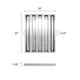 thumbnail image 4 of Thunder Group SLHF2025 Hood Filter 25"H X 20"W Rugged Drop Handles, 4 of 4