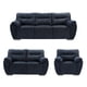 thumbnail image 1 of Sala 3-2-1 Rogga Denver (Sofá, Love Seat y Sillón) Azul Noche, 1 of 8