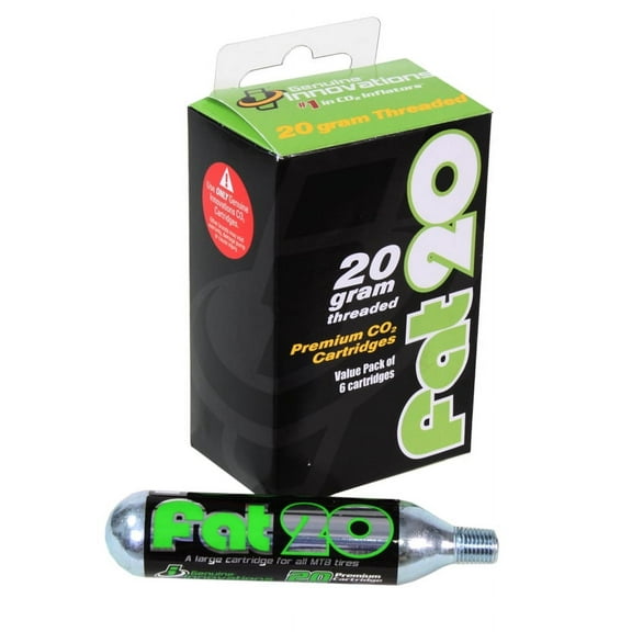 Genuine Innovations 2132 Threaded Co2 Cartridge 20gram - Pack of 6