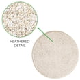 thumbnail image 6 of mDesign Microfiber Accent Rug Mat/Runner, 24" Diameter - Heather Linen/Tan, 6 of 8