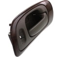 thumbnail image 3 of Front Right (Passenger Side) Interior Door Handle Compatible with 1998-2004 Chrysler 300M Chrysler Concorde Lhs Gray With Lock Button 4680546AC 4680546AB Base LX Limited, 3 of 5