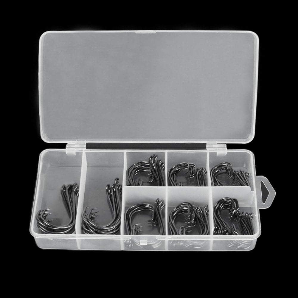 150 Piece Offset Circle Hooks Box