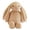 Brown, variant on Bunny Stuffed Animal, 13.77in Cute Rabbit Plush, Easter Decor Gift Soft Bunny Plush Long Ear Stuffed Animal (White)