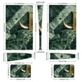 thumbnail image 3 of Skin Sticker for PS5 Slim Standard Disc Digital Edition Console and Controllers Decals for Playstation 5 (Green Gold Marble Modern Luxury,,PS5 Disc Edition), 3 of 5