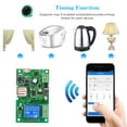 thumbnail image 2 of eWeLink DC5V 12V 24V 32V Commutateur Wifi Module de Relais Sans Fil Modules d'Automatisation pour Maison Intelligente Application Téléphonique Télécommande Minuterie Commutateur Commande Vocale pour Système de Contrôle d'Accès Pouces/auto-Bloquant, 2 of 7