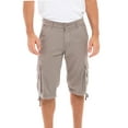 thumbnail image 3 of Men’s Classic Fit Flat Front 100% Cotton Twill Cargo Shorts, 3 of 6