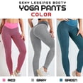 thumbnail image 2 of Sexy Leggings Botín Pantalones de yoga Diseño de malla transpirable Cintura alta Cinturón ancho Banda oso de fresa  Hogar, 2 of 2