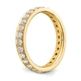 thumbnail image 4 of 14K Yellow Gold Ring Band Eternity Diamond Round Polished Vintage 1ct, 4 of 4