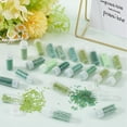 thumbnail image 4 of 120G 12/0 Seed Bead Glass Bead Green Glass Seed Beads 2mm Mini Craft Beads Round Glass Seed Bead Bulk Small Loose Spacer Beads for Jewelry Making DIY Earrings Friendship Bracelets Necklace Green, 4 of 9
