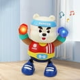 thumbnail image 4 of Musatteng Interactive Dancing Bear Toy with Lights & Music – Portable Motion-Activated Play for Toddlers 6+ Months, BPA-Free Musical Toy for Motor Skill Development, 4 of 9