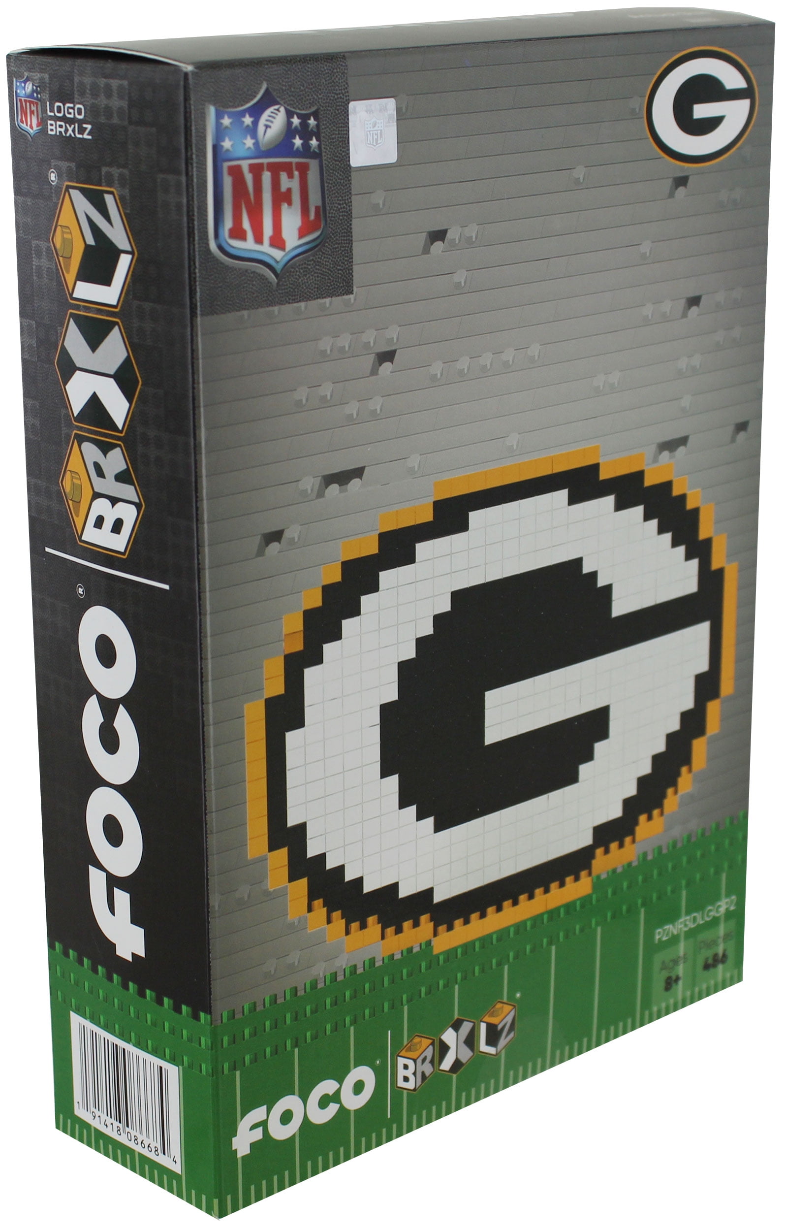 Green Bay Packers 3D Primary Logo BRXLZ Puzzle - Walmart Business