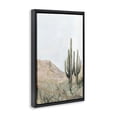 thumbnail image 3 of Stupell Industries Desert Tranquility Cacti Black Framed Floater Canvas Wall Art design by Hannah Dawson, 31 x 21, 3 of 9