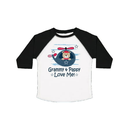 

Inktastic Grammy and Pappy Love Me Gift Toddler Boy or Toddler Girl T-Shirt