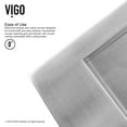 thumbnail image 6 of VIGO VG15003  Farmhouse Stainless Steel Kitchen Sink Faucet and Dispenser, 6 of 14