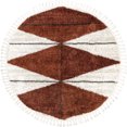 thumbnail image 2 of nuLOOM Kali Shaggy Diamond Tassel Area Rug, 6', Rust, 2 of 9