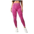 thumbnail image 5 of Jkety High Waisted Leggings for Women - Tummy Control Yoga Pants for Workout Running Athletic Women's Leggings Leggings for Women(Hot Pink,M), 5 of 9