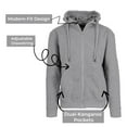 thumbnail image 3 of 3-Pack Men’s Fleece-Lined Full-Zip Hoodie (S-2XL), 3 of 5