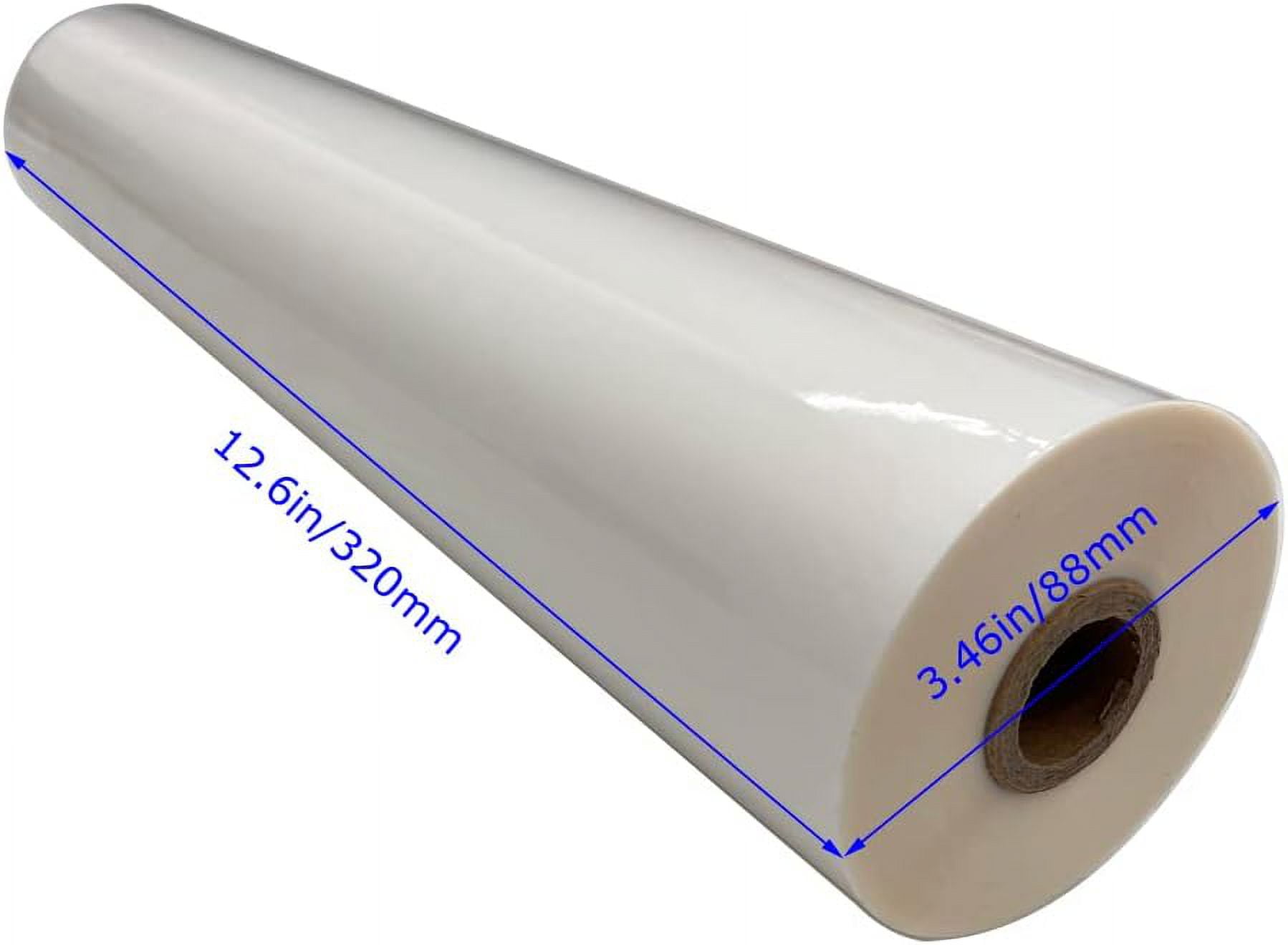PreAsion 1 Rolls 12.6"x 656" Bopp Glossy Laminating Films UV Luster Hot Films BOPP