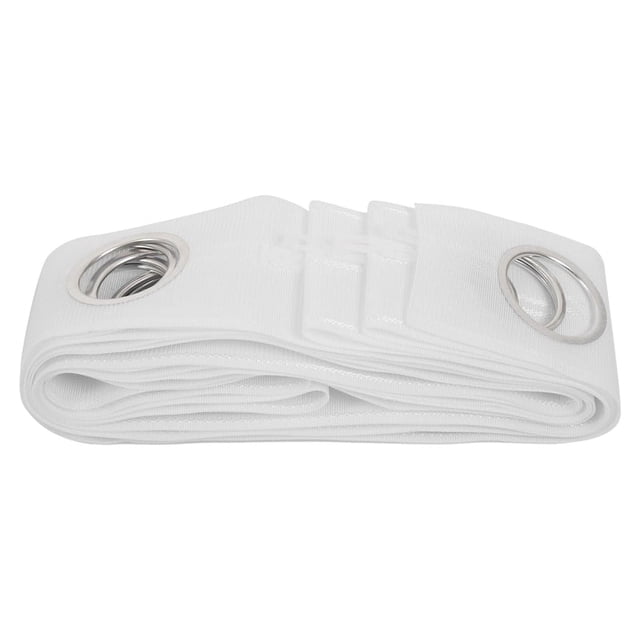 Cinta para cortinas con ojales de 5 m, 40 anillas, accesorios para coser cortinas plateadas, persianas, nuevo