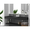thumbnail image 7 of Pemberly Row 60" Stone Wall-Mounted Bathroom Sink in Matte Black, 7 of 7