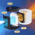 thumbnail image 6 of Djunllk Cooling Fan, Small Misting Fans That Blow Cold Air, Portable Fan Desk Fan Evaporative Air Cooler, Personal Fan for Bedroom Travel, 6 of 9