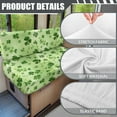 thumbnail image 6 of Yuyamidu Green Leaf RV Dinette Cushion Covers Booth Set St. Patrick's Day Camper Cushion Covers 2 Pcs Soft Couch Cover for RV Camper Sofa 1 Bench Cover and 1 Backrest Cover, 6 of 7