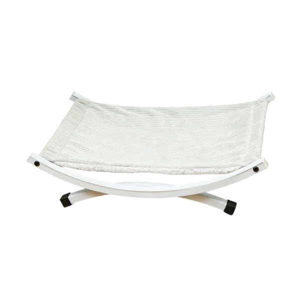 Cama elevada para interior y exterior, cama para gatos, hamaca, tumbona elevada para mascotas, cuna elevada para gatos Verde