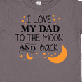 thumbnail image 4 of Inktastic I Love My Dad to the Moon and Back Boys or Girls Toddler T-Shirt, 4 of 5
