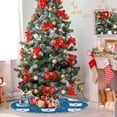 thumbnail image 2 of Yayeee Christmas Tree Skirt 35 inches for Xmas Tree Holiday Party Decoration, Blue Polar Bear, 2 of 6