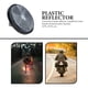 thumbnail image 2 of 2 reflectores de luz para bicicleta, herramienta reflectante de plástico redondo, accesorios para bicicletas., 2 of 6