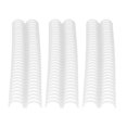 thumbnail image 4 of Loose Leaf Binding Spine, Paper Binding Tool Wear Resistant PP 22mm Inner Diameter Rust And Corrosion Proof 10 Pcs  For Student For School White, 4 of 8