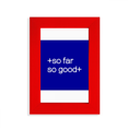 thumbnail image 1 of So Far So Good Smooth Going Picture Display Art Red Photo Frame, 1 of 4