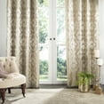 thumbnail image 3 of SAFAVIEH Perama Grommet Curtain Panel, 52" x 96", Beige, 3 of 5