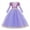 Light Purple - Long Sleeve, variant on Kids Girls Princess Long Maxi Puffy Dress Halloween Christmas Cosplay Fancy Dress up Birthday Party Carnival Evening Pageant Prom Ball Gown