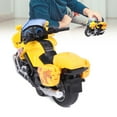 thumbnail image 3 of Vehicle Toy, Motorcycle Car Motorbike Model, For Toddlers Kids Children Yellow, 3 of 8