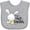 AC-Heather Grey, variant on Inktastic My 1st Easter with Cute Bunny and Carrot Boys or Girls Baby Bib