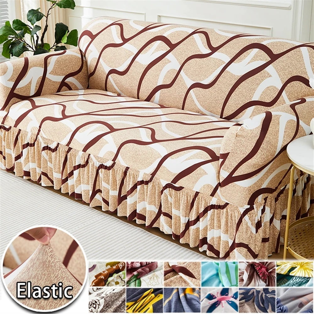 Elastic Sofa Cover For Living Room Printed Sofa Slipcover L Shape Sofa Furniture Protector Cover Bedroom Home Decor